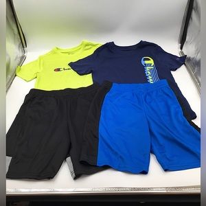 Boys Champion 4pc Bundle - 2 Shirts 2 Shorts - Multiple Sizes